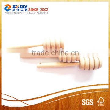 beech wooden honey dipper