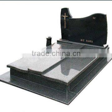 new shape black tombstone