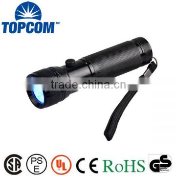 High Brightness MINI UV Flashlight Aluminum Alloy Fluorescence Detection 365NM. 395NM                        
                                                Quality Choice