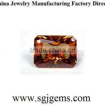 High quality new arrival flower cz gemstone cubic zirconia gemstone