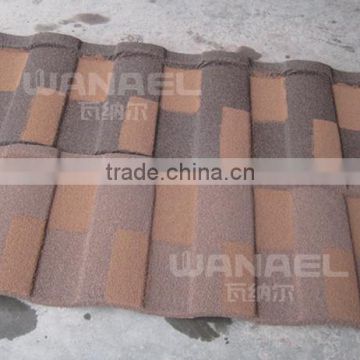 Roman T1 stone coated steel roof sheet,import building material from china