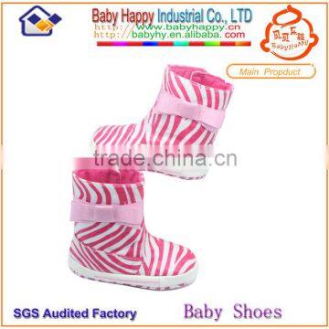 Pink white stripe wholesale cheap infant shoes