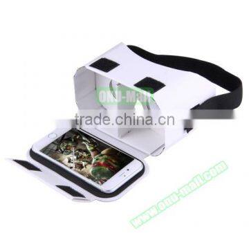 Clearance Sale 1.0 VR Box for 4 to 6 Inch Smartphones, DIY Cardboard 3D Video Glasses photo-5