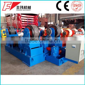 10T Adjustable vessel/pipe/tube/wind tower welding rotator in use