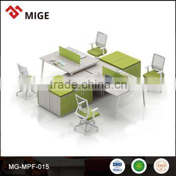 2016 fashion modern workstations 4 person office desk