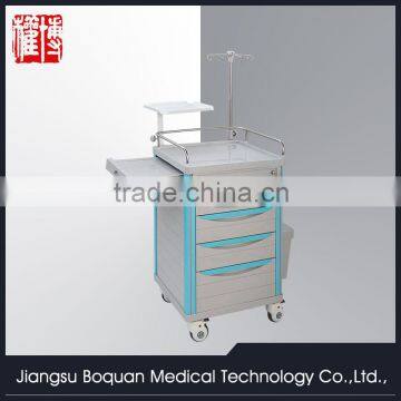 multi-function five drawers plastic-steel columns ABS emergency trolley