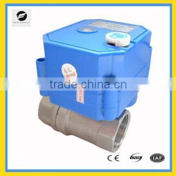 9-24volt 220v 230v motor operated water valve with manual override function for FUC