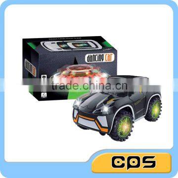 360 rotation BO car toy with 3D light