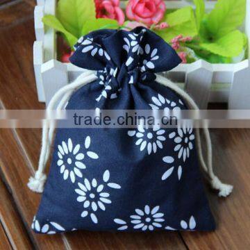 Customized Printing Small Stuff Holder Gift Storage Cotton Drawstring Bag photo-2