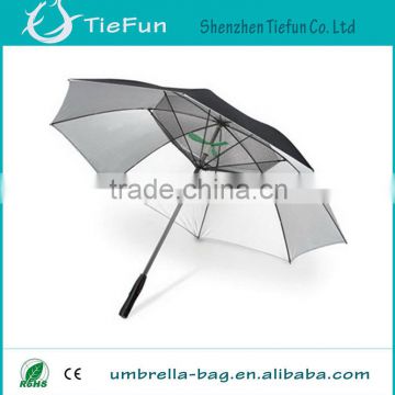 27 inch x 8k manual open fibreglass umbrella fan with umbrella