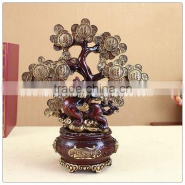 Resin Money tree with Chinese Coin