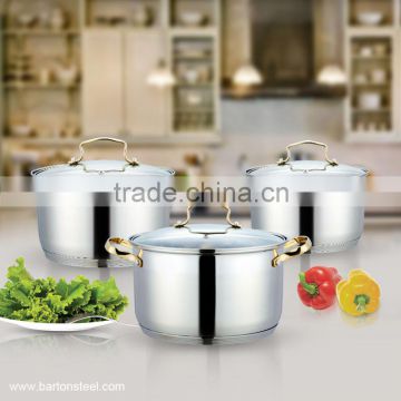 6pcs Stainless Steel Cookware Casserole set