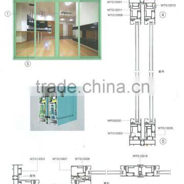 High quality energy-saving and lifting sliding aluminium door TFFA-70