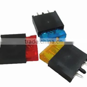 PCB type nylon medium blade fuse holder soldering type