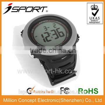 two alarms countdown timer digital coach watch exercise stopwatch W226