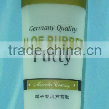 flexible tube package for putty