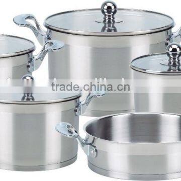AH3673 9pcs Stainless Steel Apple Shape Cookware Set photo-3