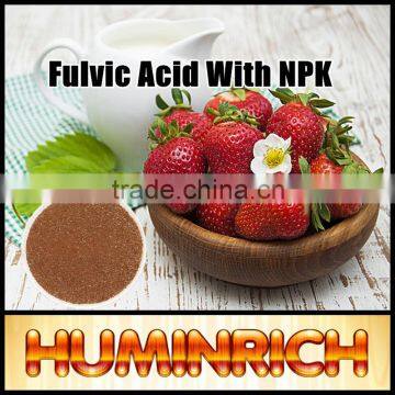 Huminrich Rich In Npk Natural Stimulate Growth Agent Organic Fulvic Acid For Strawberry