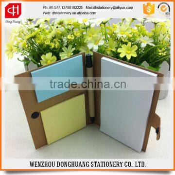 Kraft Cover Sticky Note With a Pen/ Notepad With Pen photo-3