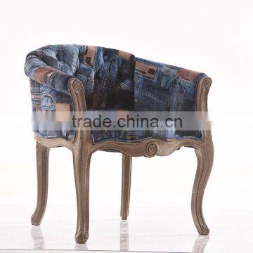 Hot Wholesaled and upholstered new design of single seater sofa chair