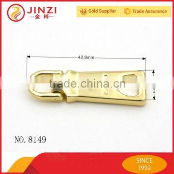 Metal zipper pull tabs for garments and bags wholesale price