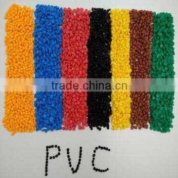 Colourful recycled pipe making materials pvc plastic granules price per kg