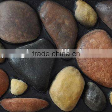 faux stone interior walls cobble culture stone