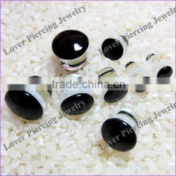 Wholesale Glass Ear Piercing Ear Plug Piercing [GB-386A]