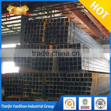 mill Black Square pipe/welded square steel tube sizes/stocking tube