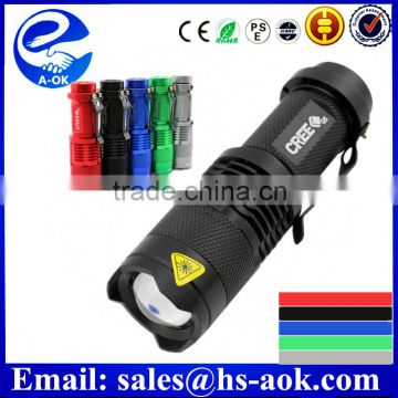 Rechargeable Battery Power Source and Zoom Flashlight Flashlight Type UltraFire Flashlight Holster