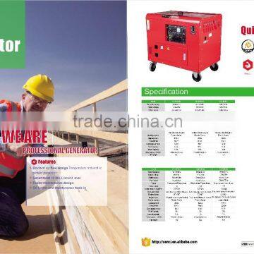 3kw 5kw portable diesel generator waterproof