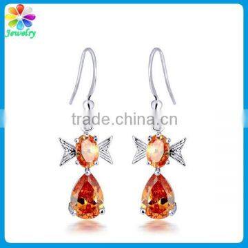 Cheap Ball Crystal Ball Silver Hook Crystal Drop Earring photo-3
