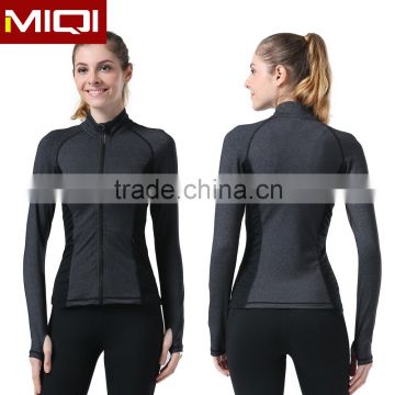 High Quality Fashion Yoga Clothing SUPPLEX Gym Wear Girls Yoga Jacket Wholesale                        
                                                Quality Choice