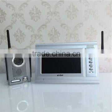 2.4G wifi Apartment Video Door Phone wireless Intercom with Door Release