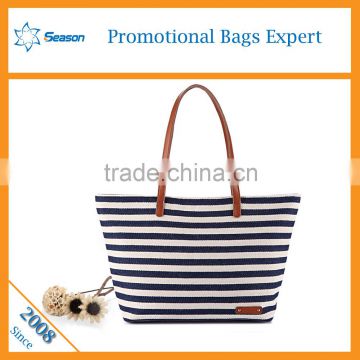 Custom reusable shopping bag purses handbags ladies canvas bag