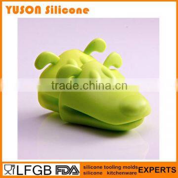 Wholesale Private Lable Kitchen Animal Silicone Double Oven Mitts