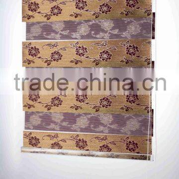 New Style Double Layer Fabrics Zebra Blinds