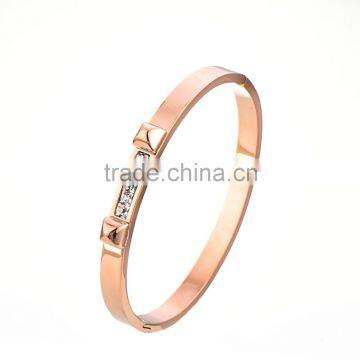 Latest Design Artificial Rose Gold Jewellery Diamond Bangle