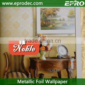 Commercial 3d high quality european damask wallpaper 3d wall made in China