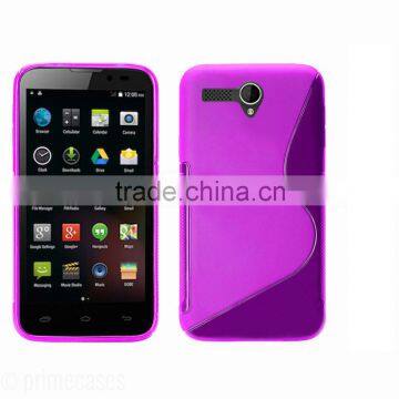 Purple s line case For mobistel F6 purple case s line case with high quality factory price