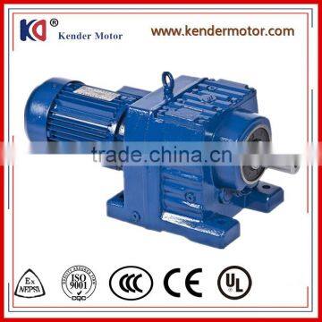 High quality R17 - R167 helical gear box/gear reducer