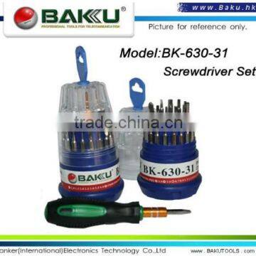 BAKU Chrome alum steel tips 31 in 1 multi screwdriver set (BK-630-31)