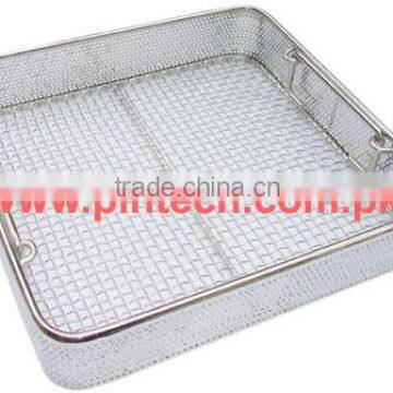 Medical Wire Basket with Perforated Sides