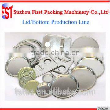 Punch press machine for making can