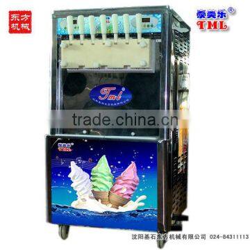 Commercial High Capacity High Quality TML Seven Flavour Rainbow Soft Serve Ice Cream Machine, Ice Cream Making Machine for sale