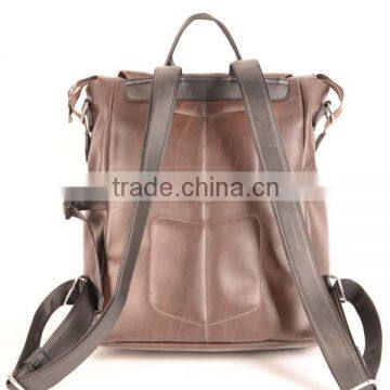 2016 New Arrival Fashion Design Cheap PU Backpack Bags From Guangzhou Factory photo-6