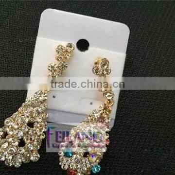 Retro Fashion Full of Diamond Earrings Drop Earrings photo-3