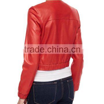 2016 hot sale women Leather Jacket