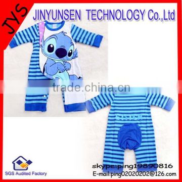 baby long sleeve long leg romper for boy