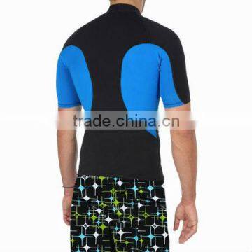 2016 lycra spandex suits for men/Rush Guard made of Lycra with High Quality